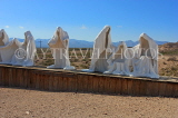 USA, Nevada, Rhyolite Ghost Town, Last Supper sculptures, US4771JPL