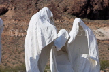 USA, Nevada, Rhyolite Ghost Town, Last Supper sculptures, US4773JPL
