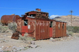 USA, Nevada, Rhyolite Ghost Town, abandoned railway wagon, US4775JPL