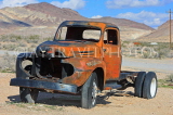 USA, Nevada, Rhyolite Ghost Town, abandoned rusted truck, US4780JPL