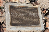 USA, Nevada, Rhyolite Ghost Town, information plaque, US4815JPL