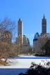 USA, New York, MANHATTAN, Central Park, Winter scene, US4482JPL