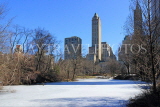 USA, New York, MANHATTAN, Central Park, Winter scene, US4484JPL