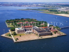 USA, New York, MANHATTAN, Ellis Island (aerial view), US3851JPL