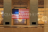 USA, New York, MANHATTAN, Grand Central Station, US flag, US4507JPL
