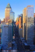 USA, New York, MANHATTAN, Midtown buildings, architecture, dusk, US4590JPL