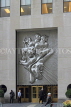 USA, New York, MANHATTAN, Rockefeller Center Plaza, entrance, US4614JPL