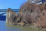 USA, New York, MANHATTAN, Spuyten Duyvil Creek, and Henry Hudson Bridge, US4629JPL