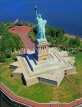 USA, New York, MANHATTAN, Statue of Liberty (aerial view), US226JPL