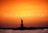 USA, New York, MANHATTAN, Statue of Liberty, dusk view, US3193JPL