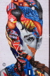 USA, New York, MANHATTAN, Tristan Eaton mural of Audrey Hepburn, Broome St, US4669JPL