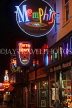 USA, Tennessee, MEMPHIS, Beale Street, neon lit signs, US4395JPL