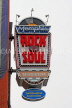 USA, Tennessee, MEMPHIS, Rock n Soul Museum sign, US4385JPL