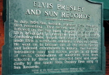 USA, Tennessee, MEMPHIS, Sun Studio, Elvis Presley's info sign, US4388JPL