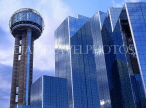 USA, Texas, DALLAS, downtown architecture, Reunion Tower and Hyatt Regency Hotel, DAL41JPL