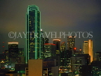 USA, Texas, DALLAS, night skyline and NCMB Texas Plaza Tower, DAL107JPL