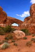 USA, Utah, Arches National Park, Windows rock formations, US2720JPL
