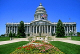 USA, Utah, SALT LAKE CITY, Capitol Hill, State Capitol (built 1915, from Utah granite), UTH508JPL