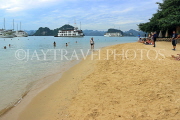 VIETNAM, Halong Bay, Ti Top Island, sandy beach, VT1777JPL