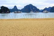 VIETNAM, Halong Bay, Ti Top Island, sandy beach, VT1780JPL