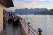 VIETNAM, Halong Bay, limestone formations,  view from cruise boat, VT1879JPL