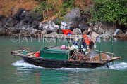 VIETNAM, Halong Bay, traditional fishing boat, VT1801JPL