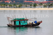 VIETNAM, Halong Bay, traditional fishing boat, VT1804JPL