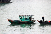 VIETNAM, Halong Bay, traditional fishing boats, VT1793JPL