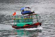 VIETNAM, Halong Bay, traditional fishing boats, VT1796JPL