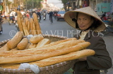 VIETNAM, Hanoi, roadside baguette vendor, VT576JPL