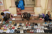 VIETNAM, Hanoi, roadside vendors selling shoes, VT583JPL