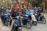 VIETNAM, Hanoi, rush hour traffic, motor bikes, VT587JPL