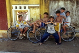 VIETNAM, Hoi An, children with bikes, posing, VT405JPL