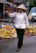 VIETNAM, Hue, hawker selling bananas, VT115JPL