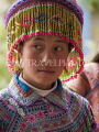 VIETNAM, Lao Cai province, Bac Ha, Flower Hmong girl, VT517JPL