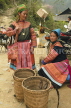 VIETNAM, Lao Cai province, Sapa, Bac Ha, Cau Son, Flower Hmong tribe women, VT614JPL
