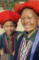 VIETNAM, Lao Cai province, Sapa, Ta Phin, Red Yao women, smiling, VT626JPL
