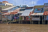 VIETNAM, Mekong Delta, houses along the waterways, VT709JPL