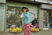 VIETNAM, Saigon (Ho Chi Minh City), street scene, banana seller, VT715JPL