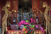 Vietnam, HANOI, Hoan Keim Lake, Ngoc Son Temple, shrine room, VT1590JPL