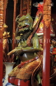Vietnam, HANOI, Hoan Keim Lake, Ngoc Son Temple, shrine room statue, VT1593JPL