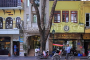 Vietnam, HANOI, Hoan Kiem Lake area, colonial archirecture, and shops, VT1559JPL