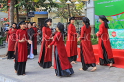 Vietnam, HANOI, Hoan Kiem Lake area, free cultural dance performance, VT1726JPL