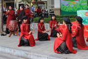 Vietnam, HANOI, Hoan Kiem Lake area, free cultural dance performance, VT1730JPL