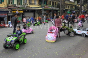 Vietnam, HANOI, Hoan Kiem Lake area, people enjoying weekend pedestrianised area, VT1336JPL