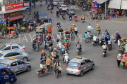 Vietnam, HANOI, Hoan Kiem Lake area, traffic, VT1393JPL
