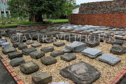 Vietnam, HANOI, Imperial Citadel of Thang Long, archaeological excavations, stone items, VT901JPL