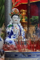 Vietnam, HANOI, Old Quarter, Chua Vu Thach temple, shrine room statue, VT1446JPL