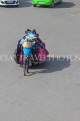 Vietnam, HANOI, Old Quarter, Street Vendor pushing cart loaded with clothes, VT1525JPL