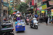 Vietnam, HANOI, Old Quarter, street scene, and traffic, VT1477JPL